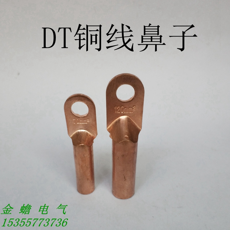 非標(biāo)銅鼻子尺寸 非標(biāo)線鼻子重量 銅鼻子長寬厚尺寸
